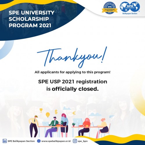 SPE USP 2021 Registration is Officially Closed