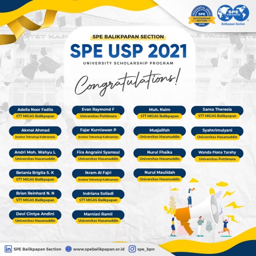 SPE USP 2021 Announcement